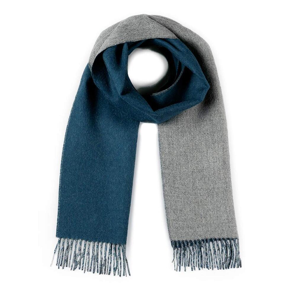 Alpaca Wool Scarf - 100% Pure Baby Alpaca - Double Sided Reversible 7521